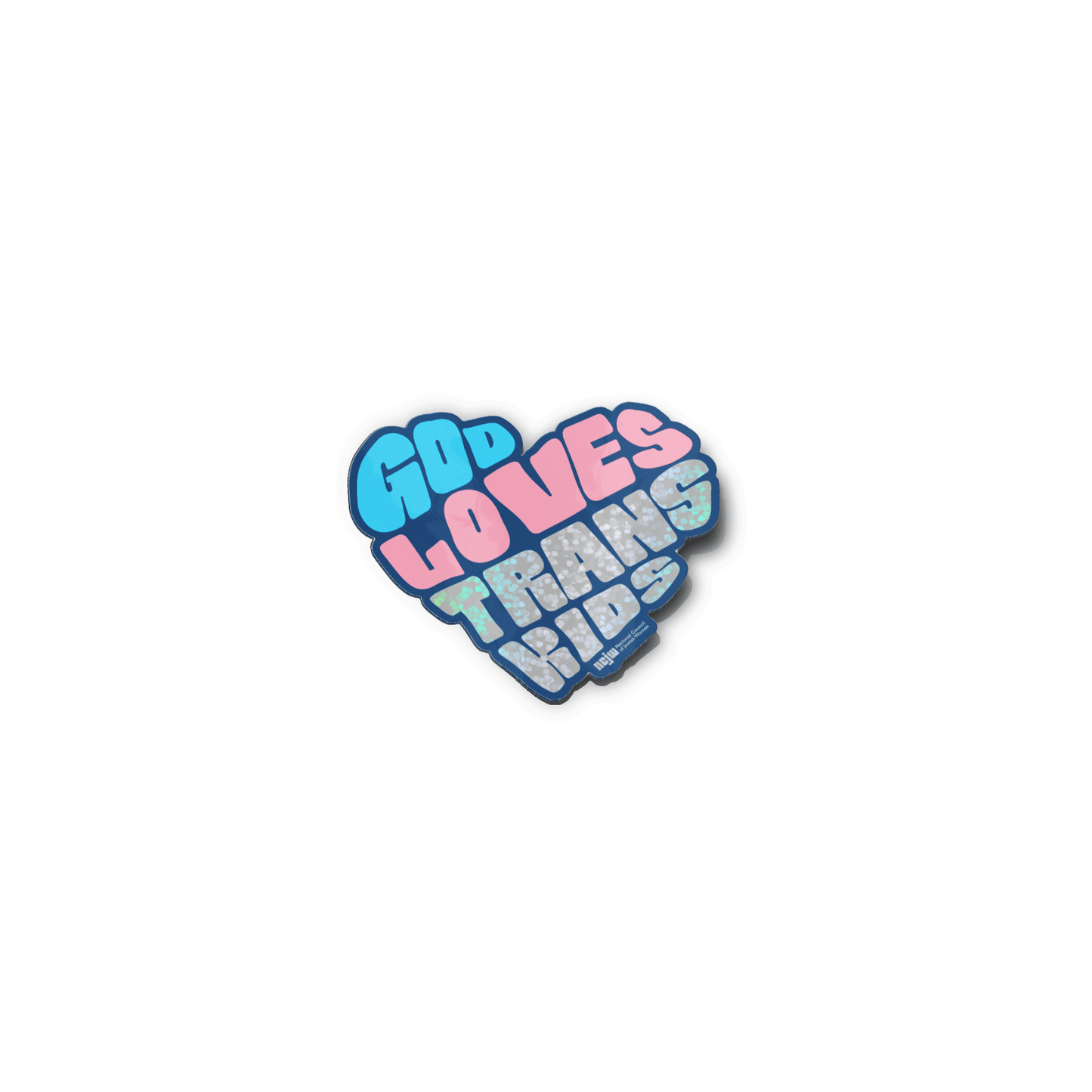God Loves Trans Kids Sticker