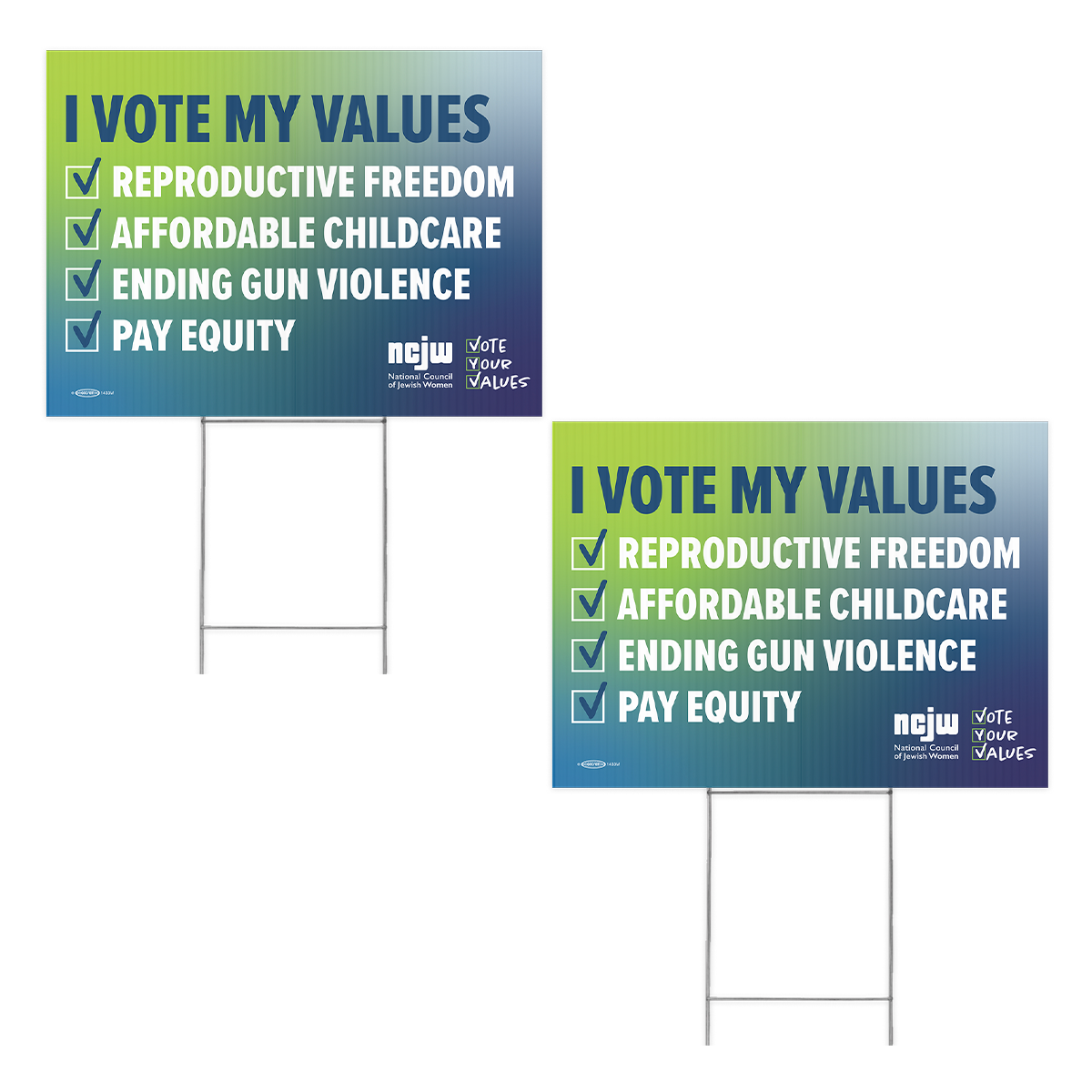 Vote for Women, Children & Families Yard Signs