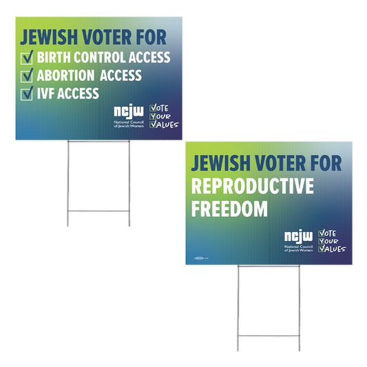 Jewish Voter Yard Signs