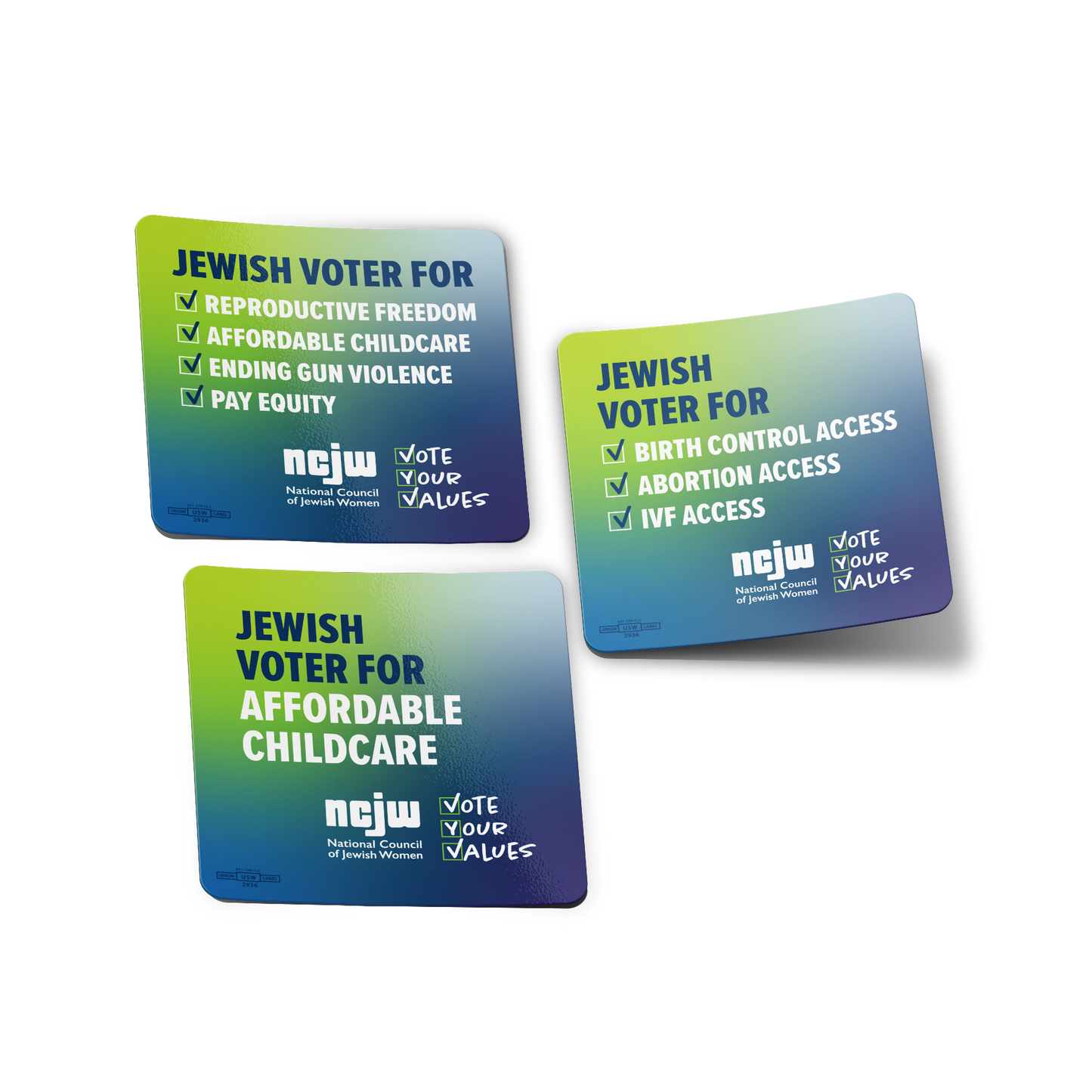 Jewish Voter Sticker Pack