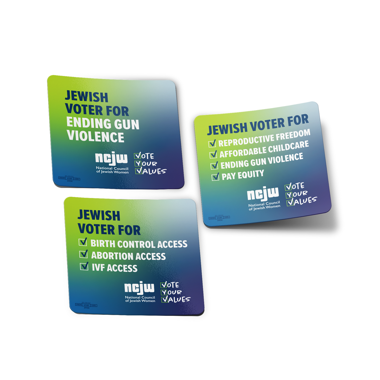 Jewish Voter Sticker Pack