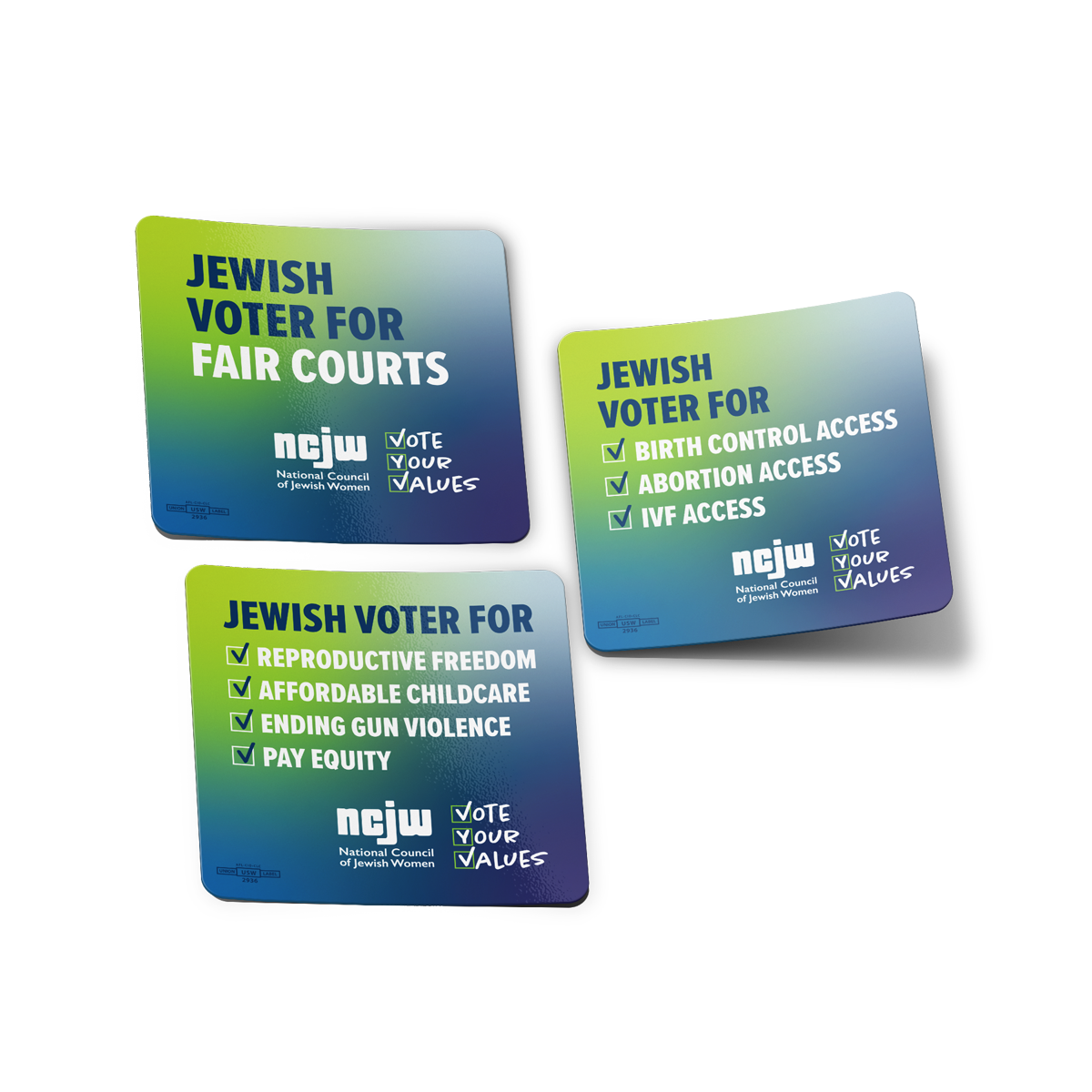 Jewish Voter Sticker Pack