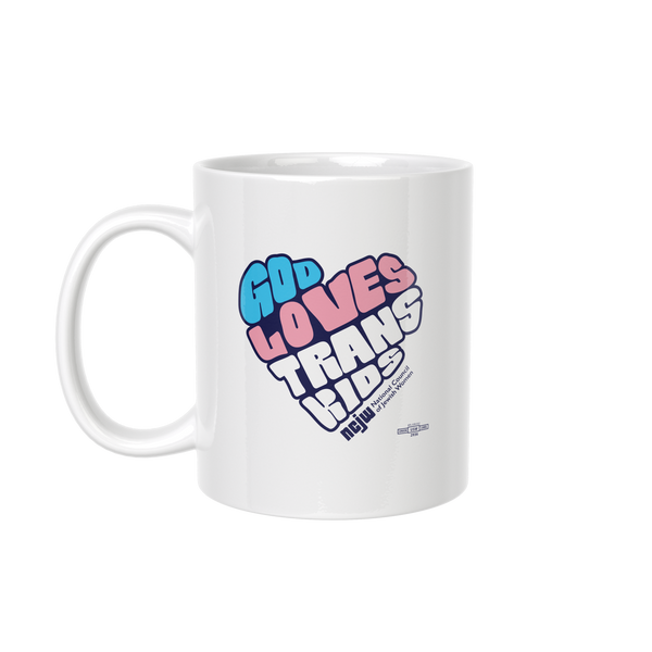 "God Loves Trans Kids" Mug