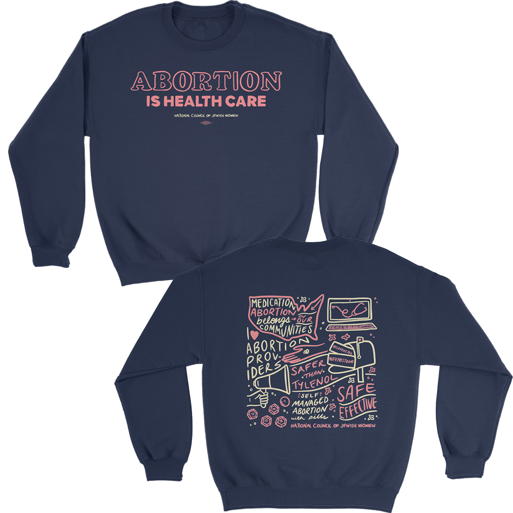 Abortion is Health Care Crewneck Sweatshirt