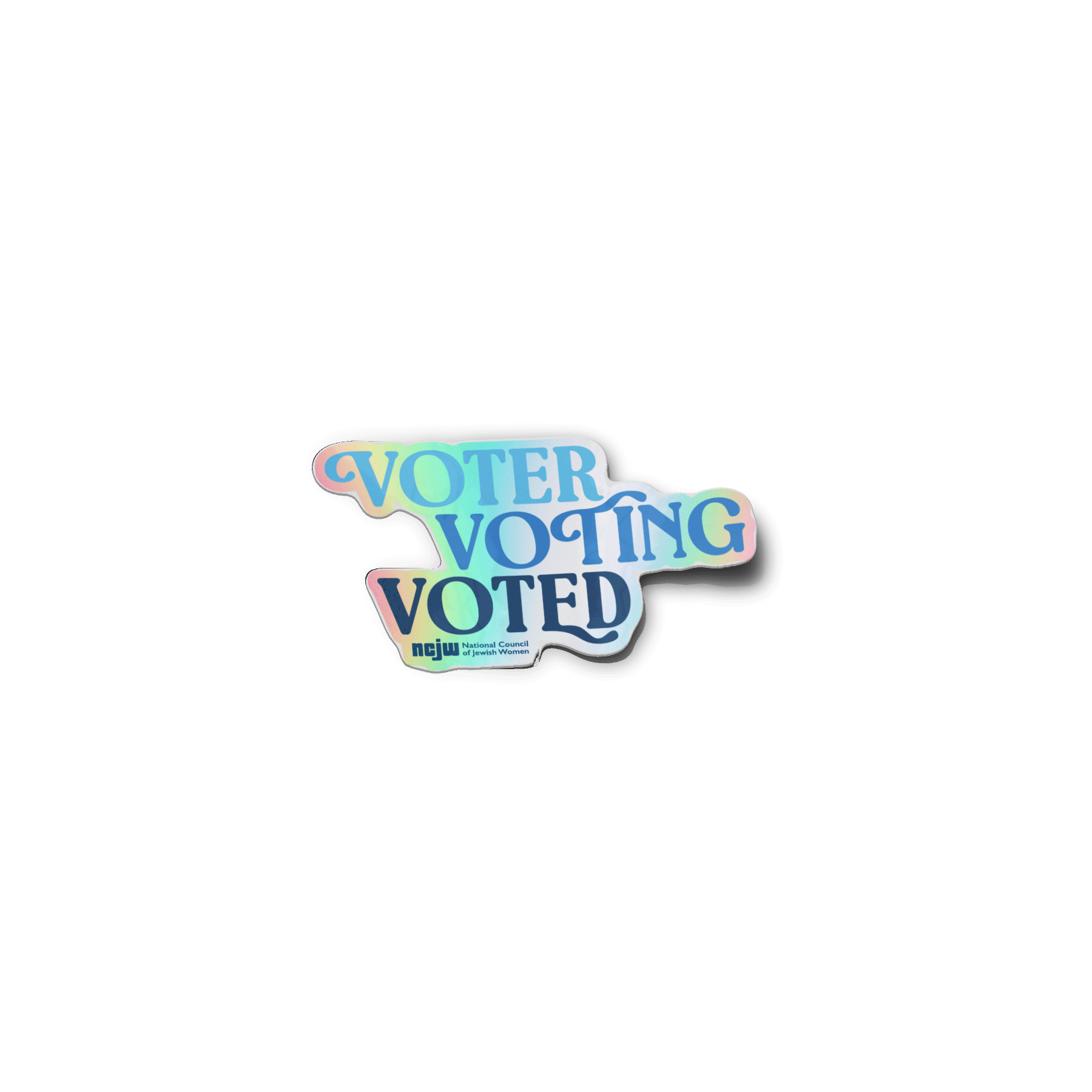Voter, Voting, Voted Sticker – NCJW